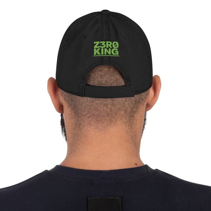 Z3R0 KING Distressed Dad Hat - The Dude Abides® - Resist - Wopr - 
