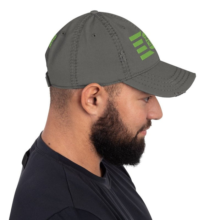 Z3R0 KING Distressed Dad Hat - The Dude Abides® - Resist - Wopr - 