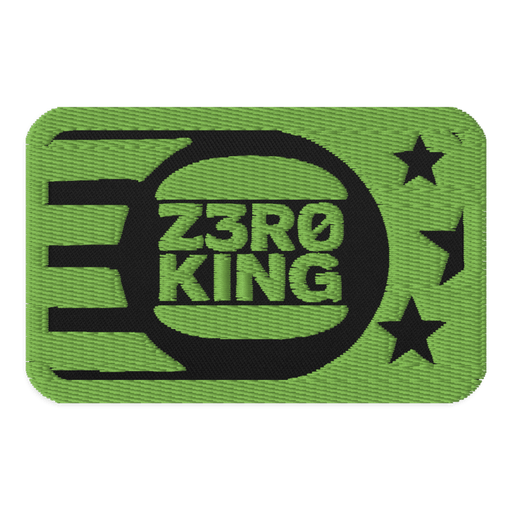 Z3r0 King WOPR Embroidered patches - The Dude Abides® - Resist - Wopr - 