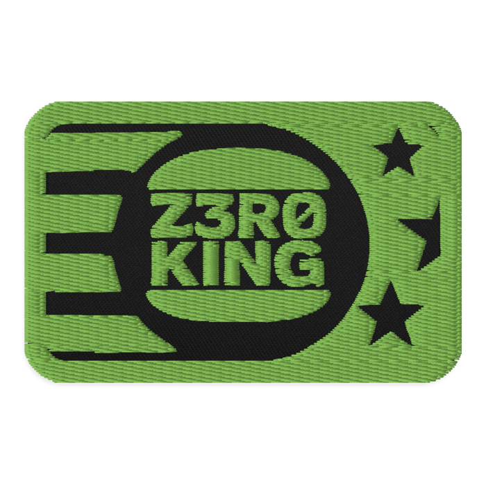 Z3r0 King WOPR Embroidered patches - The Dude Abides® - Resist - Wopr - 