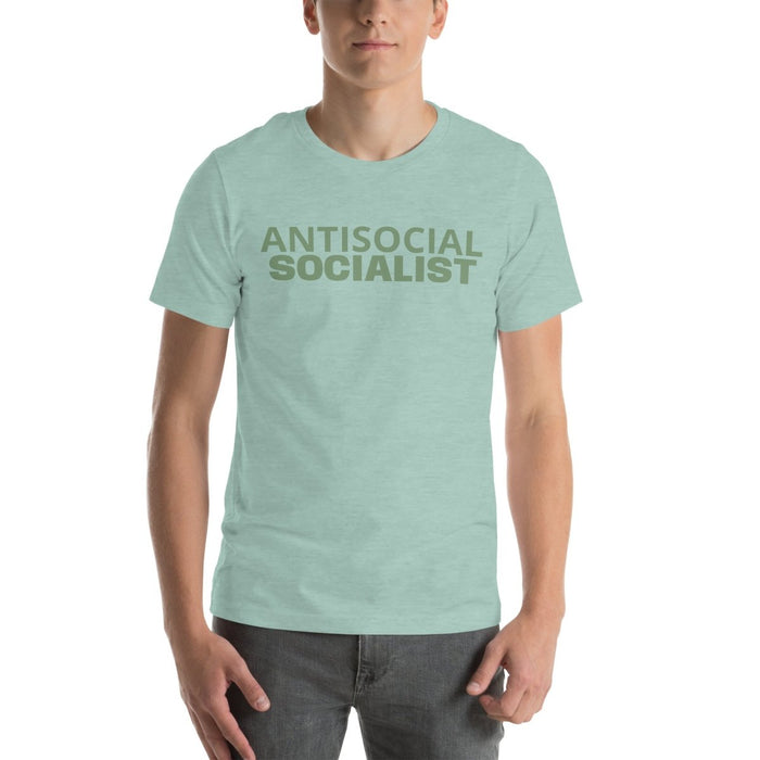 Antisocial Socialist Design Unisex t-shirt - The Dude Abides - T-shirt - activism - advocacy - Antifa supporter