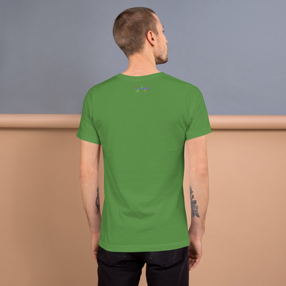 Dad Noises- Dadisms - Don't Make Me Pull This Car Over Kelly Green Unisex t-shirt back view - The Dude Abides - Birthday