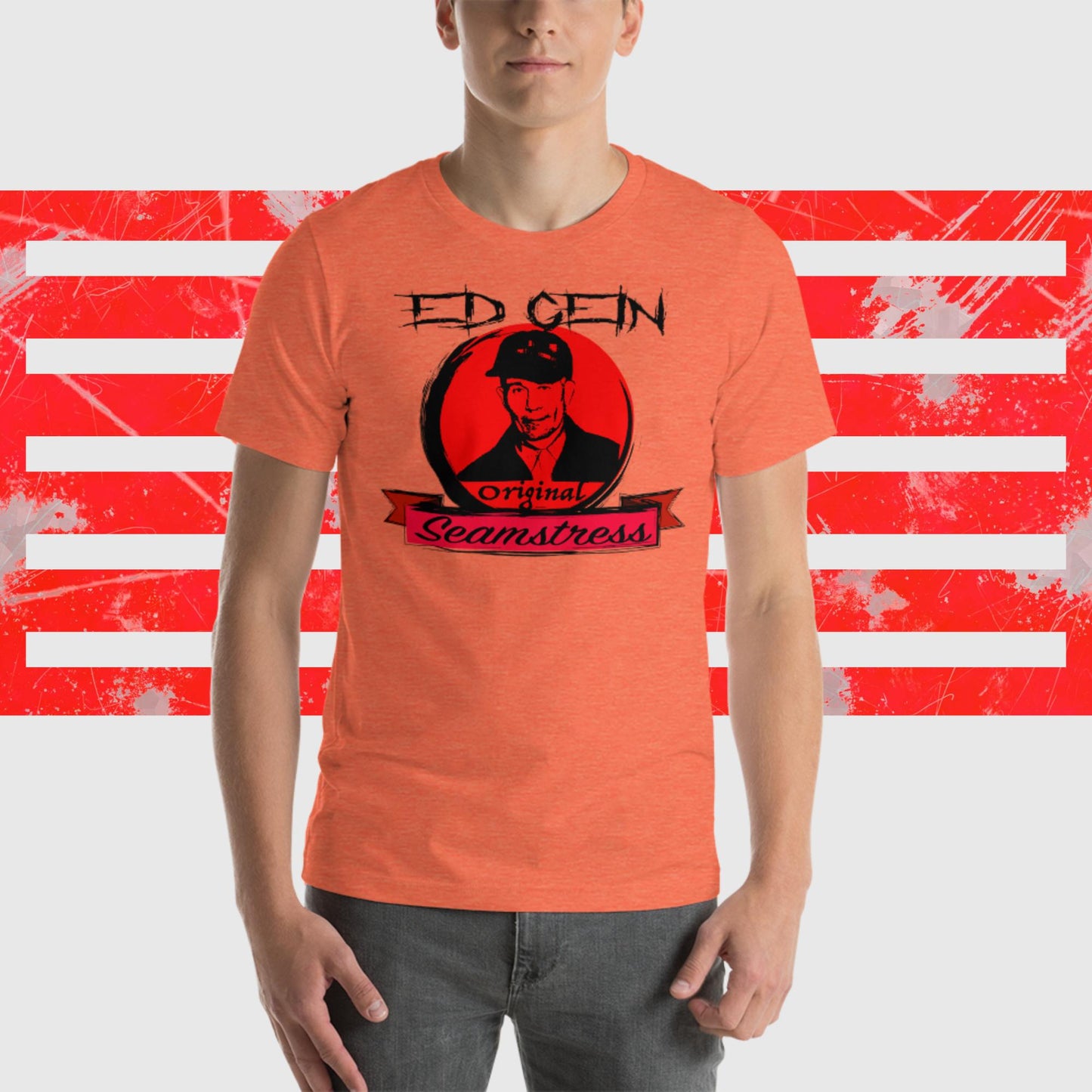 Ed Gein - Original Seamstress - The Dude Abides - T-shirt - bad guys - crime drama - design