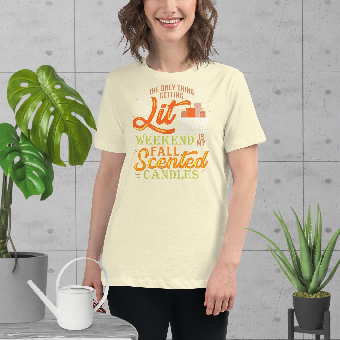 Getting Lit Like Candle Fall Design - The Dude Abides - T-shirt - clever - design - drinking