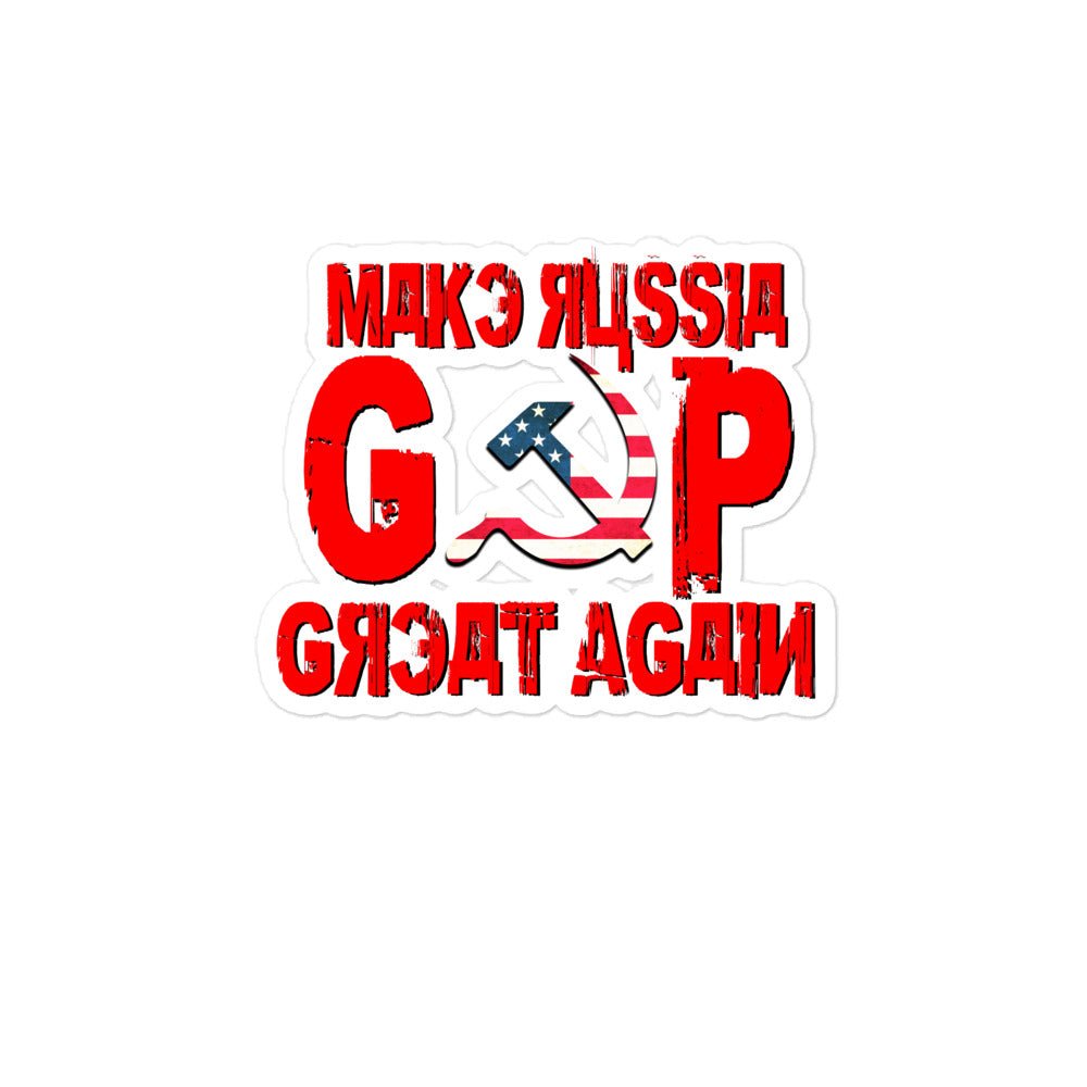 GOP -Make Russia Great Again Bubble-free stickers - The Dude Abides - Anti-fascism - Anti-fascist - Antifa