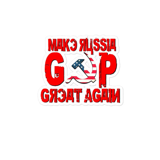 GOP -Make Russia Great Again Bubble-free stickers - The Dude Abides - Anti-fascism - Anti-fascist - Antifa