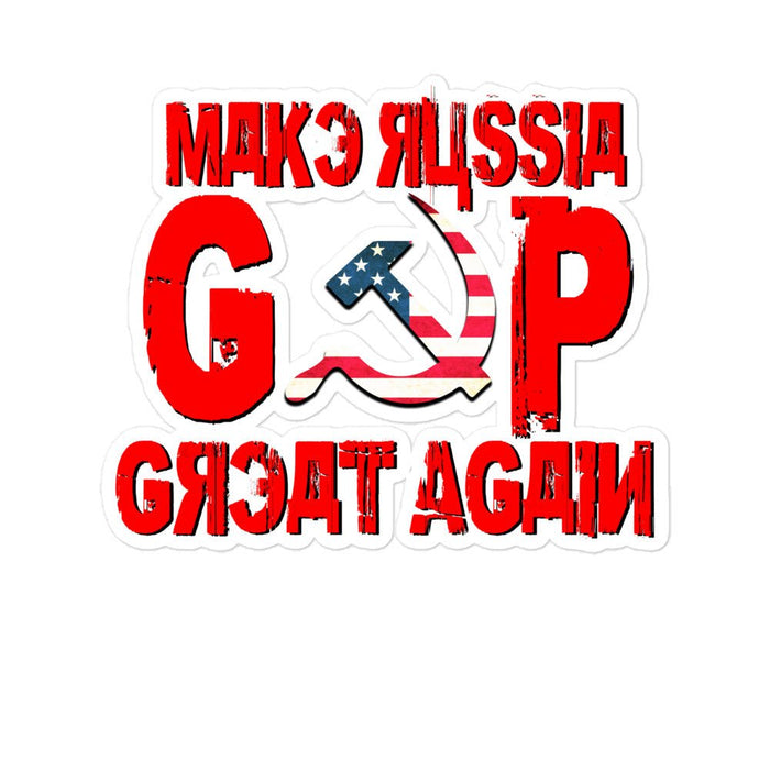 GOP -Make Russia Great Again Bubble-free stickers - The Dude Abides - Anti-fascism - Anti-fascist - Antifa