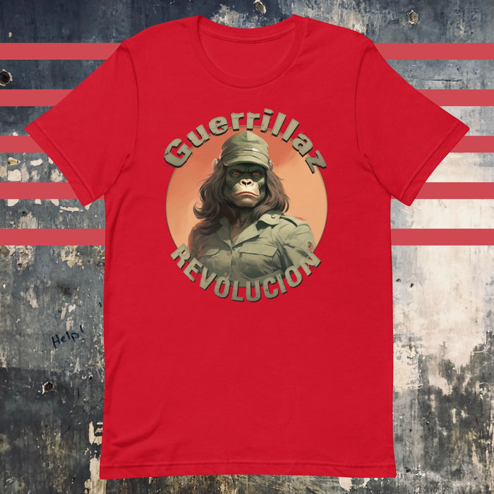 Guerrillaz Revolucion #10: Embrace the Revolution for Change Unisex t-shirt - The Dude Abides - T-shirt - activism