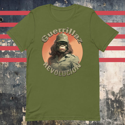 Guerrillaz Revolucion #10: Embrace the Revolution for Change Unisex t-shirt - The Dude Abides - T-shirt - activism