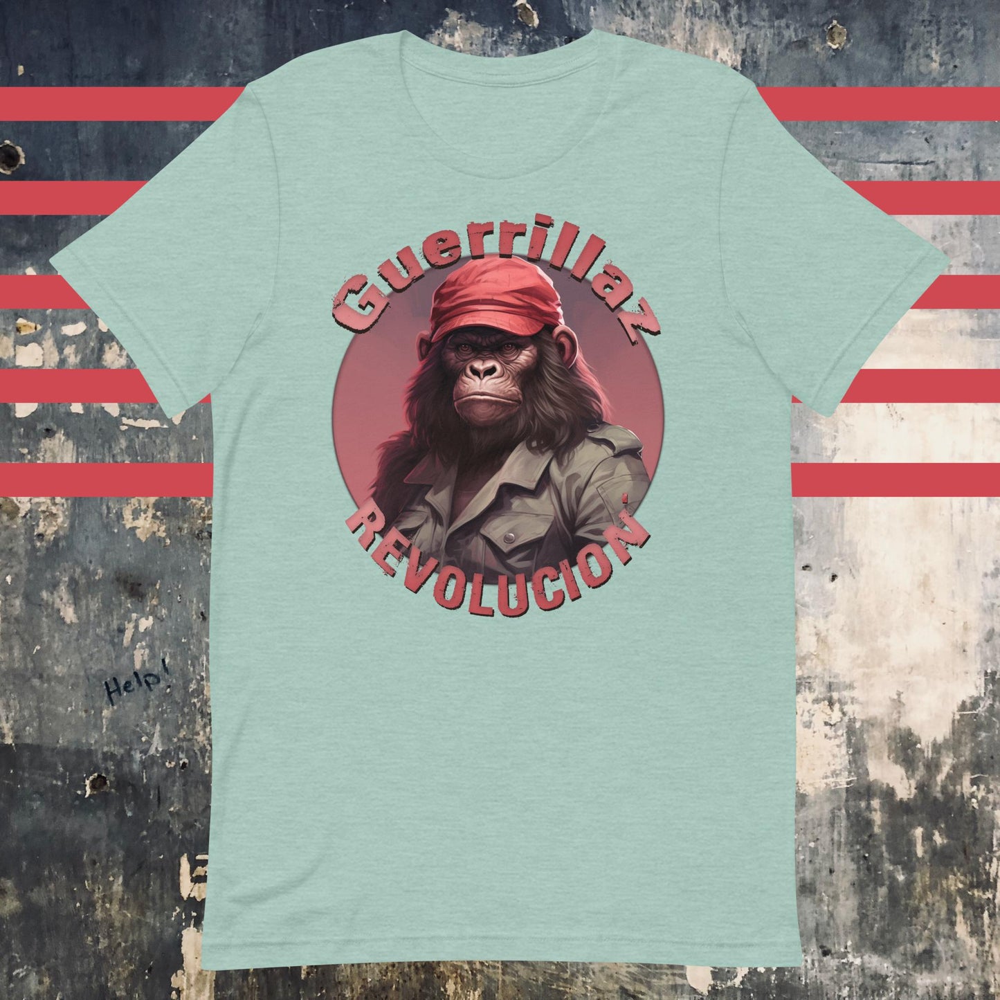 Guerrillaz Revolucion #11: Embrace the Revolution for Change Unisex t-shirt - The Dude Abides - T-shirt - activism