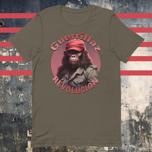 Guerrillaz Revolucion #11: Embrace the Revolution for Change Unisex t-shirt - The Dude Abides - T-shirt - activism