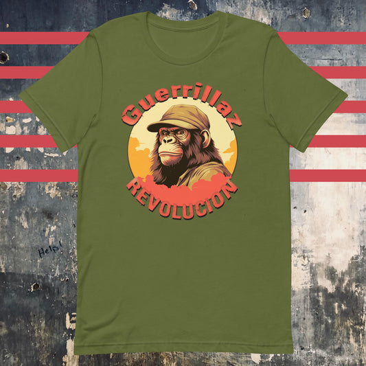 Guerrillaz Revolucion #3: Embrace the Revolution for Change Unisex t-shirt - The Dude Abides - T-shirt - activism - animal