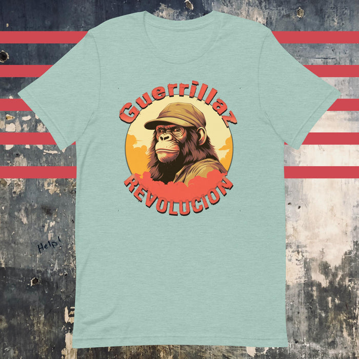 Guerrillaz Revolucion #3: Embrace the Revolution for Change Unisex t-shirt - The Dude Abides - T-shirt - activism - animal