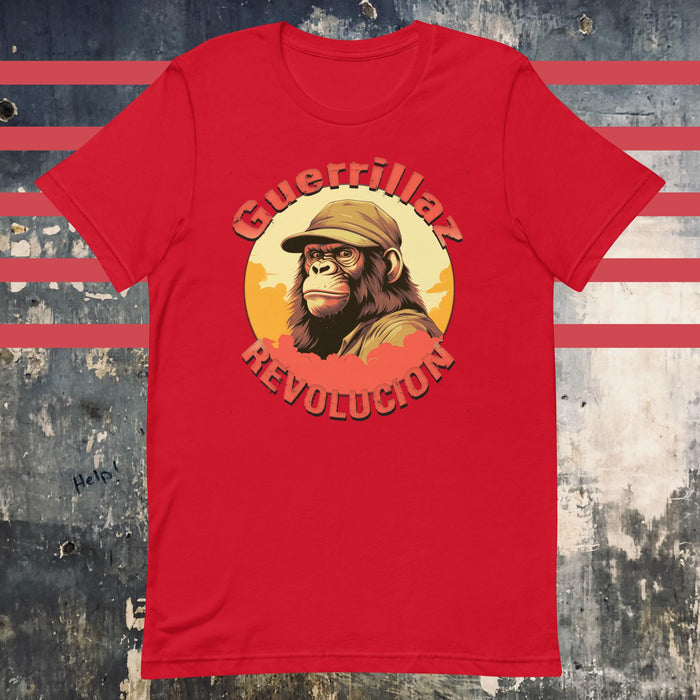 Guerrillaz Revolucion #3: Embrace the Revolution for Change Unisex t-shirt - The Dude Abides - T-shirt - activism - animal