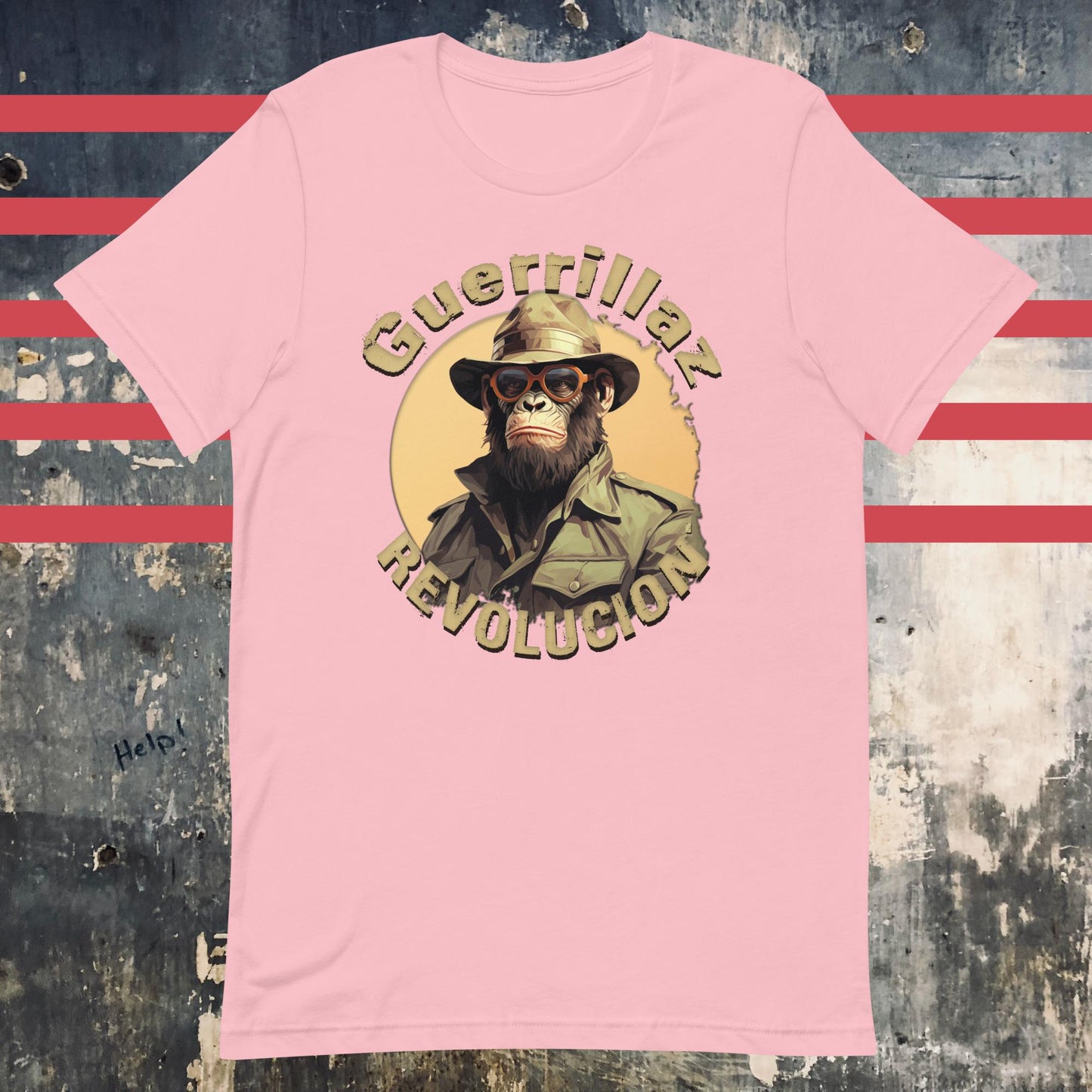 Guerrillaz Revolucion #5: Embrace the Revolution for Change Unisex t-shirt - The Dude Abides - T-shirt - activism