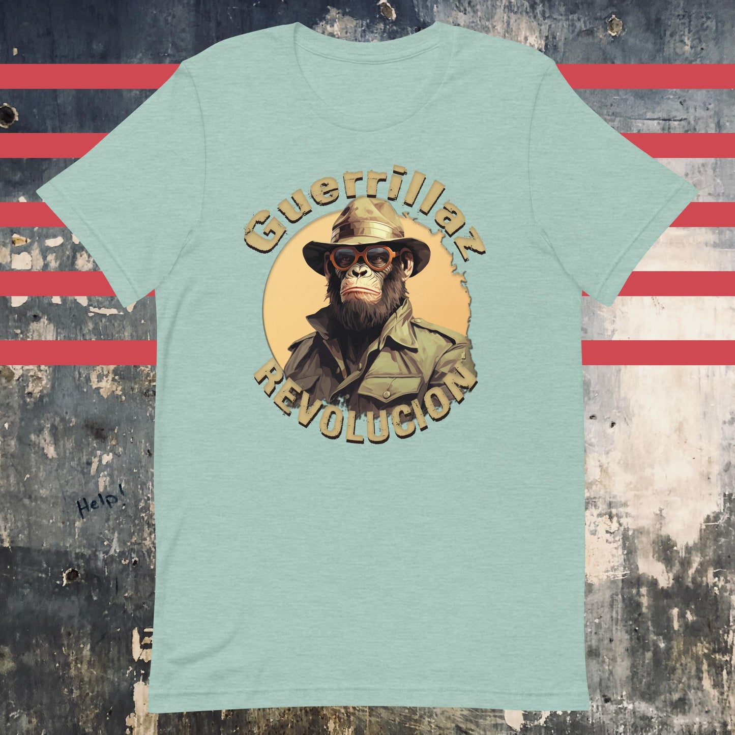 Guerrillaz Revolucion #5: Embrace the Revolution for Change Unisex t-shirt - The Dude Abides - T-shirt - activism