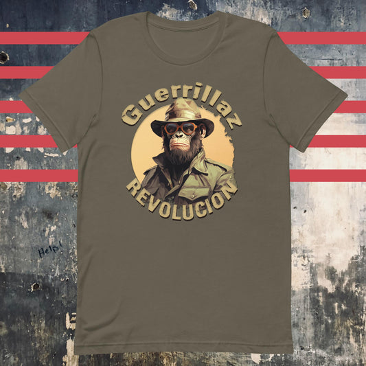 Guerrillaz Revolucion #5: Embrace the Revolution for Change Unisex t-shirt - The Dude Abides - T-shirt - activism