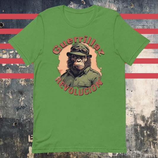 Guerrillaz Revolucion #7: Embrace the Revolution for Change Unisex t-shirt - The Dude Abides - T-shirt - activism