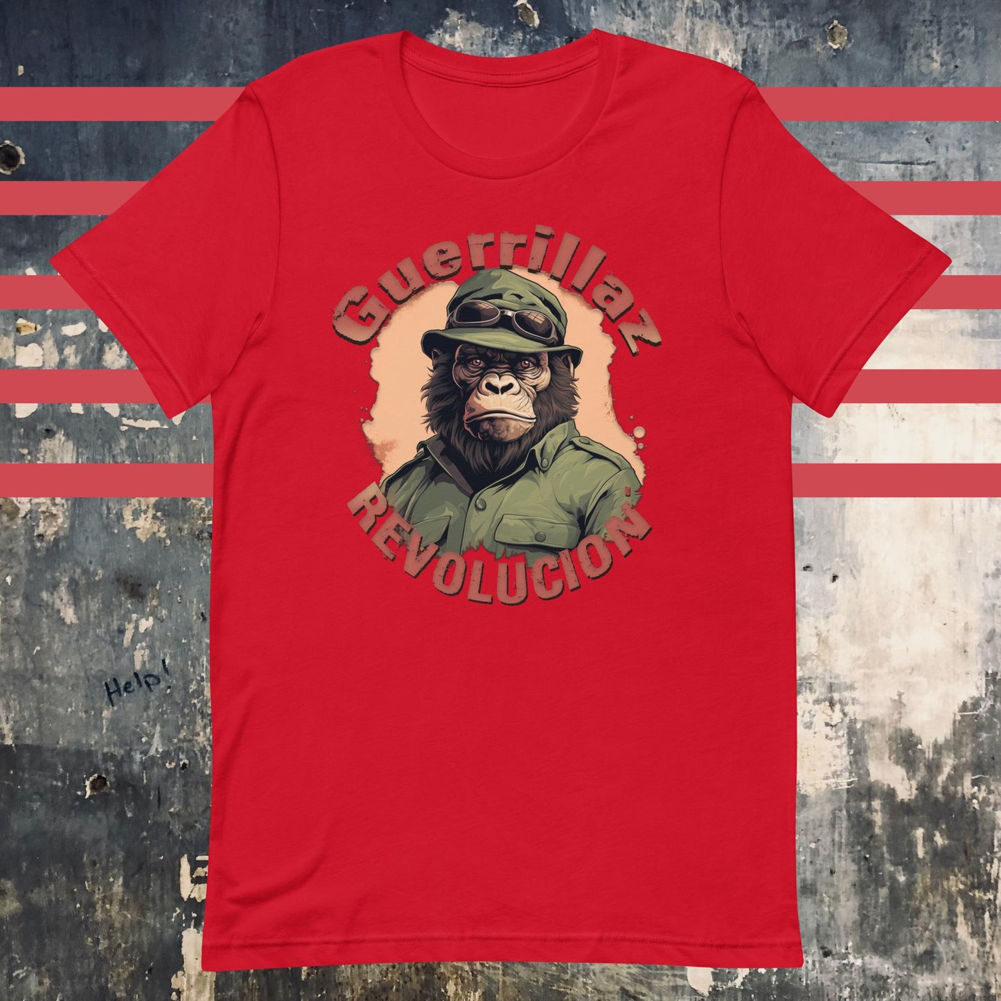 Guerrillaz Revolucion #7: Embrace the Revolution for Change Unisex t-shirt - The Dude Abides - T-shirt - activism