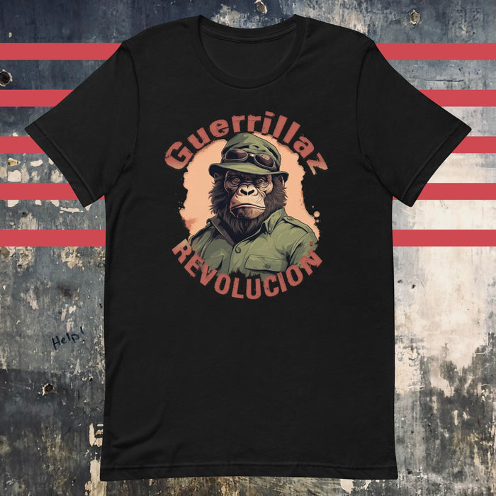 Guerrillaz Revolucion #7: Embrace the Revolution for Change Unisex t-shirt - The Dude Abides - T-shirt - activism