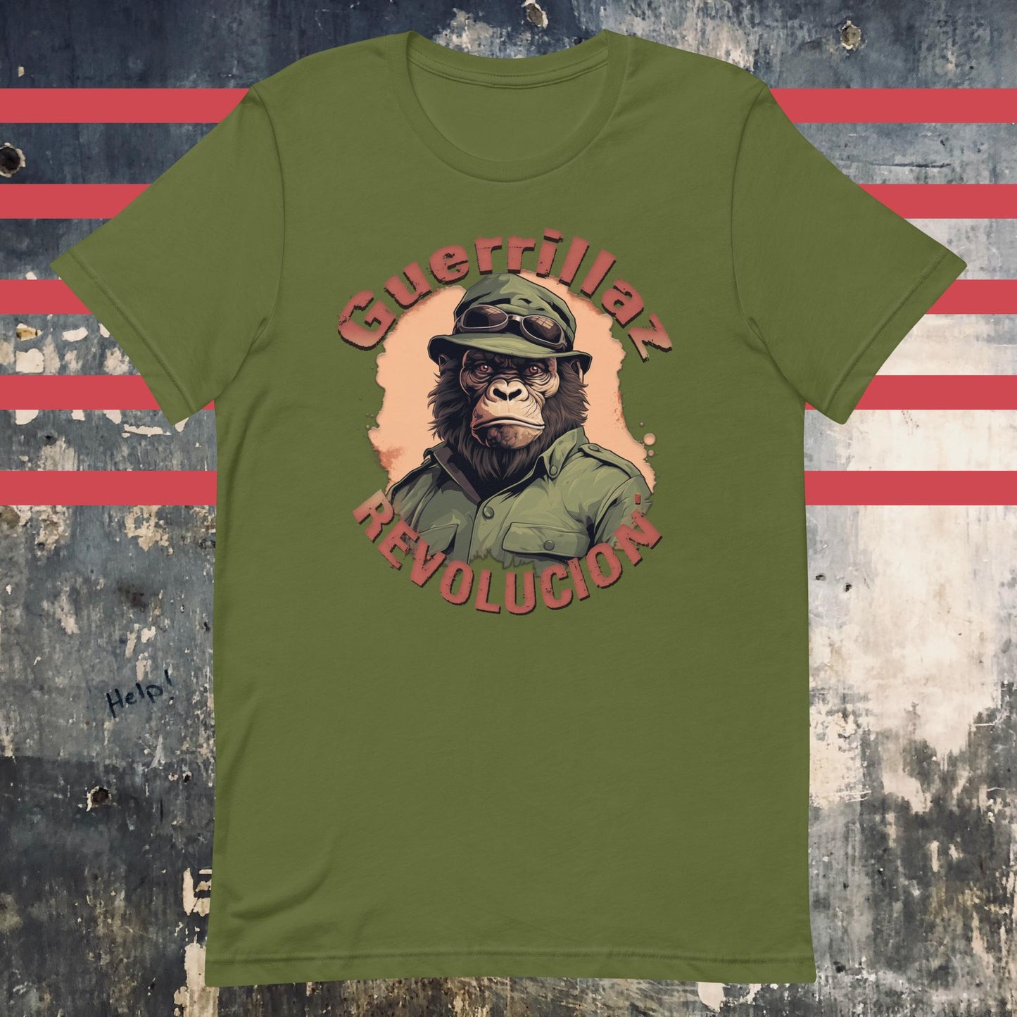 Guerrillaz Revolucion #7: Embrace the Revolution for Change Unisex t-shirt - The Dude Abides - T-shirt - activism