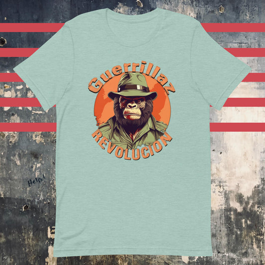 Guerrillaz Revolucion #8: Embrace the Revolution for Change Unisex t-shirt - The Dude Abides - T-shirt - activism