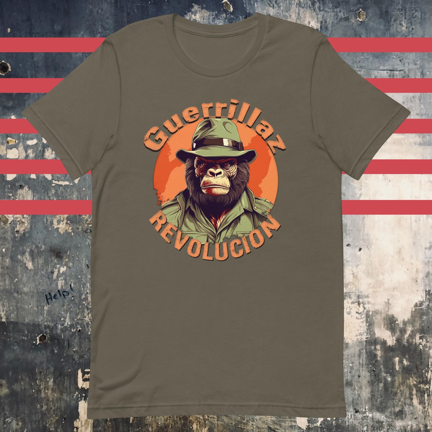 Guerrillaz Revolucion #8: Embrace the Revolution for Change Unisex t-shirt - The Dude Abides - T-shirt - activism