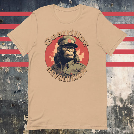 Guerrillaz Revolucion #9: Embrace the Revolution for Change Unisex t-shirt - The Dude Abides - T-shirt - activism