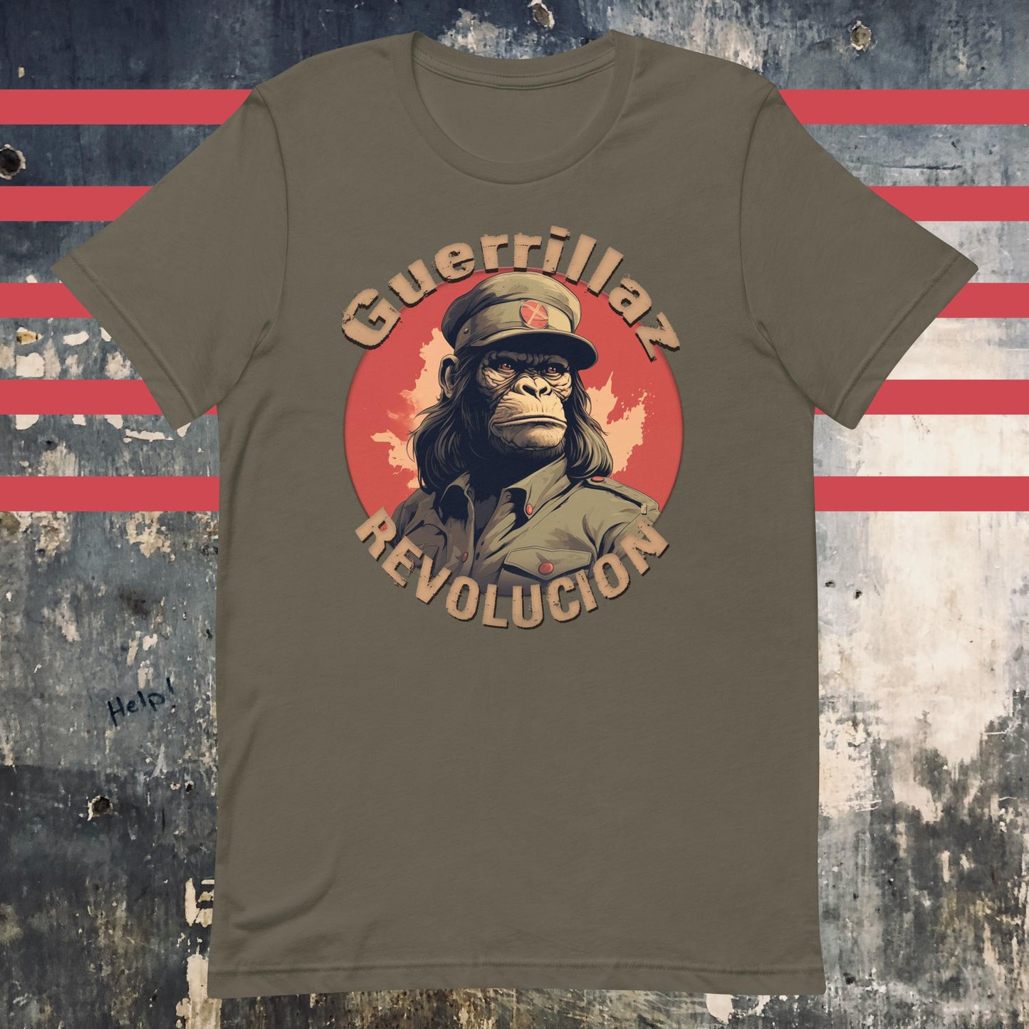 Guerrillaz Revolucion #9: Embrace the Revolution for Change Unisex t-shirt - The Dude Abides - T-shirt - activism