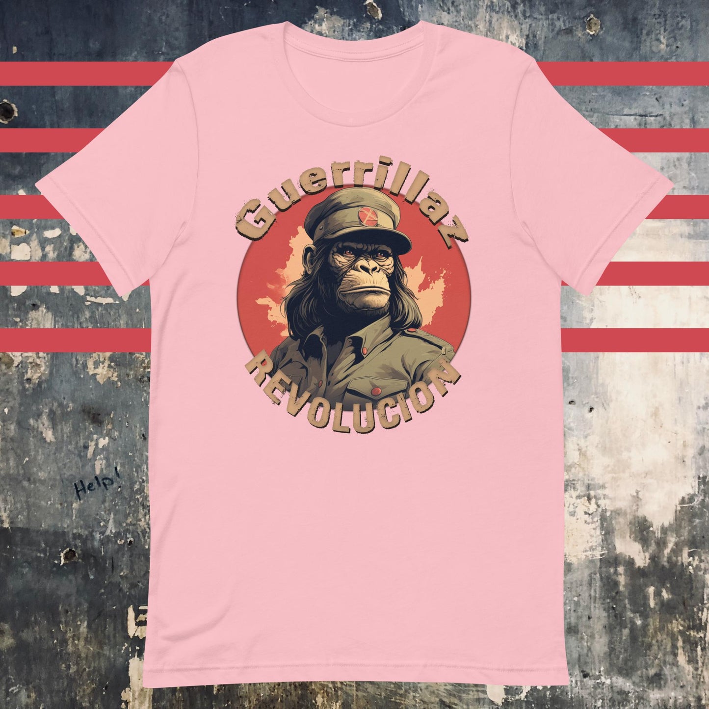 Guerrillaz Revolucion #9: Embrace the Revolution for Change Unisex t-shirt - The Dude Abides - T-shirt - activism