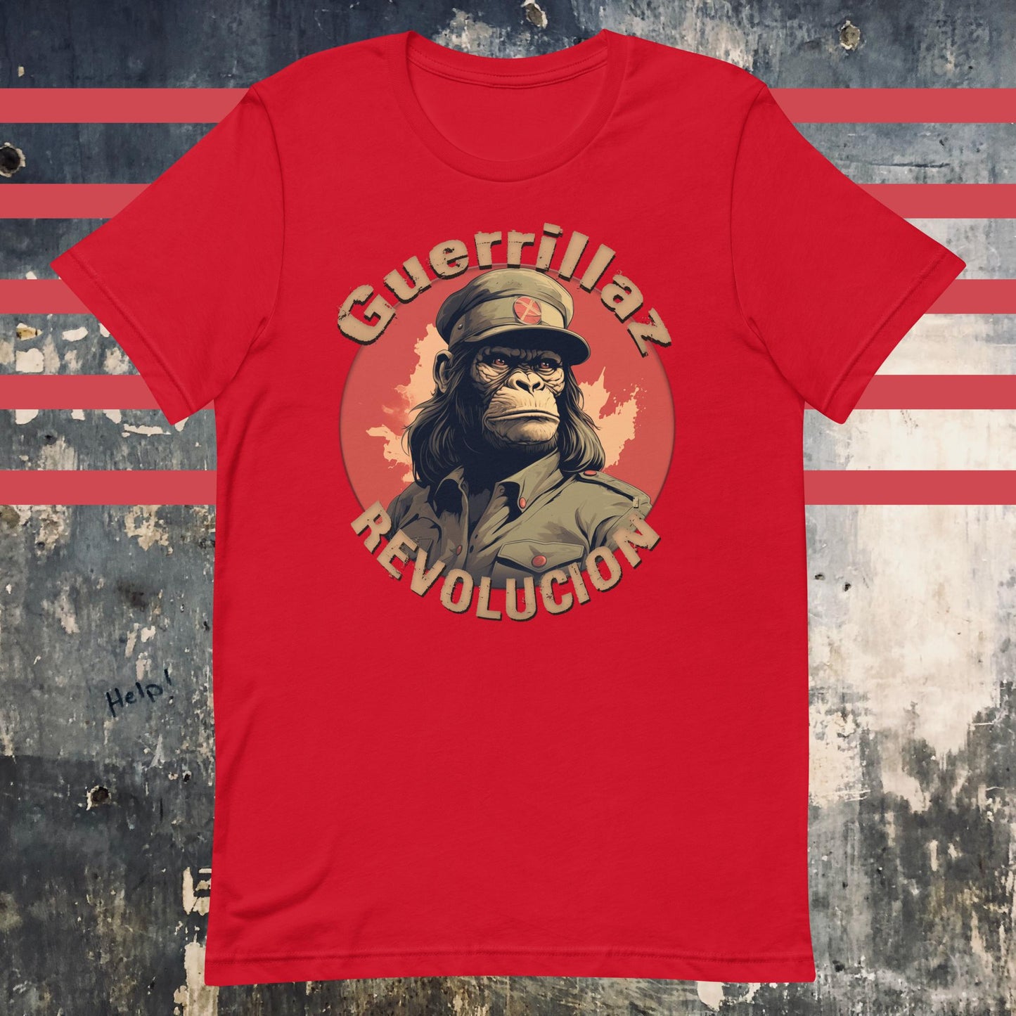 Guerrillaz Revolucion #9: Embrace the Revolution for Change Unisex t-shirt - The Dude Abides - T-shirt - activism