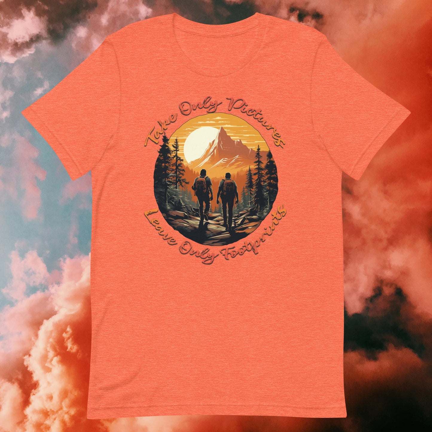 Hiking - Take only pictures, leave only footprints - The Dude Abides - T-shirt - Backpacking essentials - Camping gear