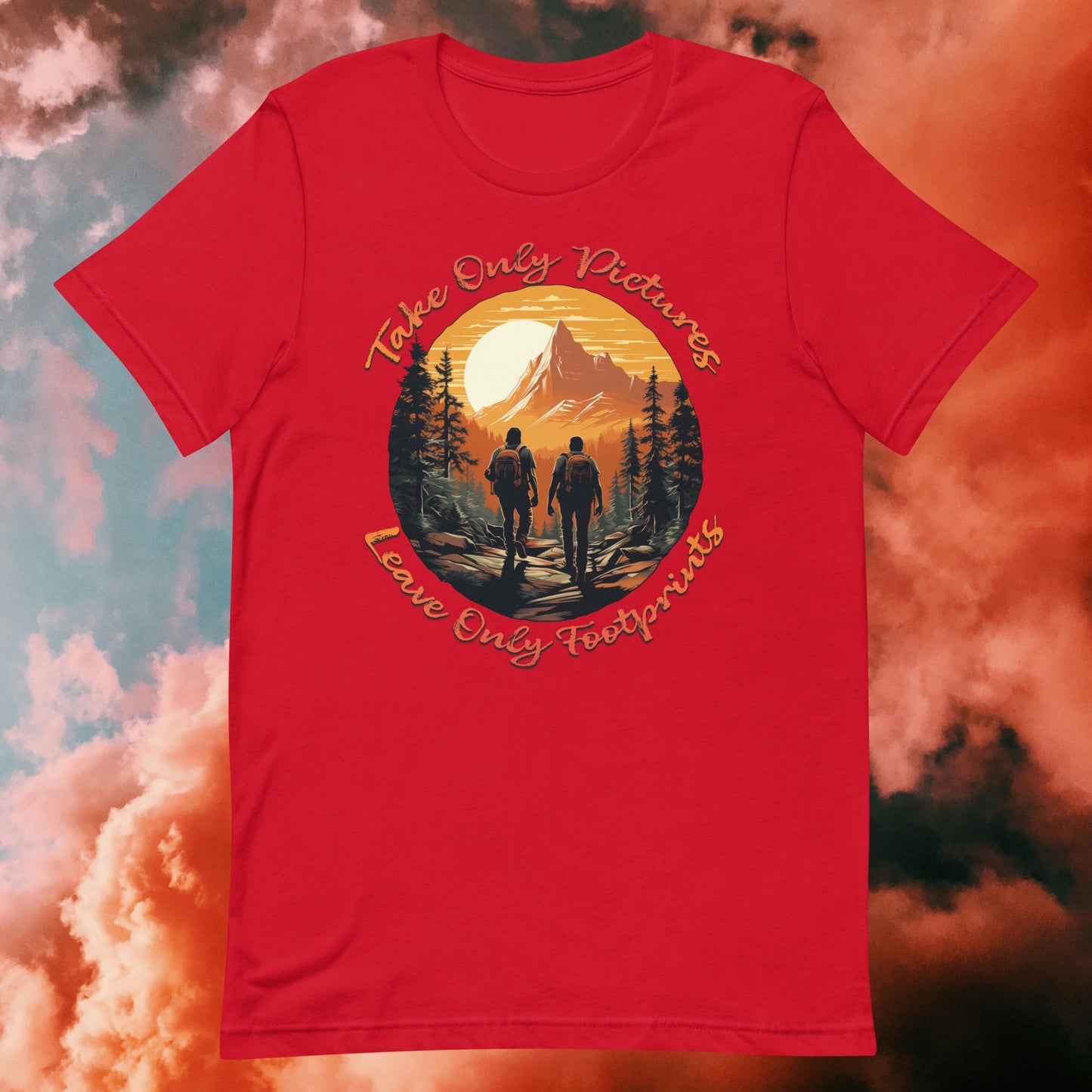 Hiking - Take only pictures, leave only footprints - The Dude Abides - T-shirt - Backpacking essentials - Camping gear