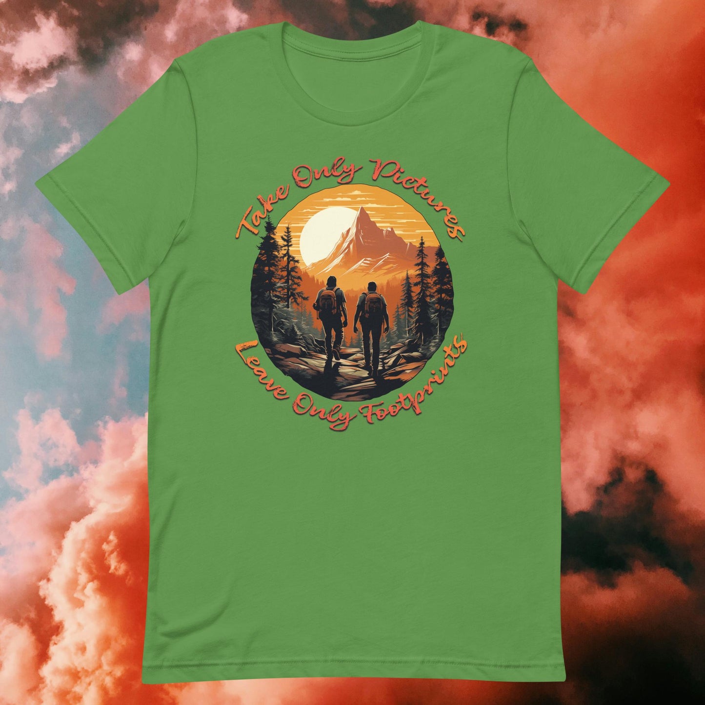 Hiking - Take only pictures, leave only footprints - The Dude Abides - T-shirt - Backpacking essentials - Camping gear