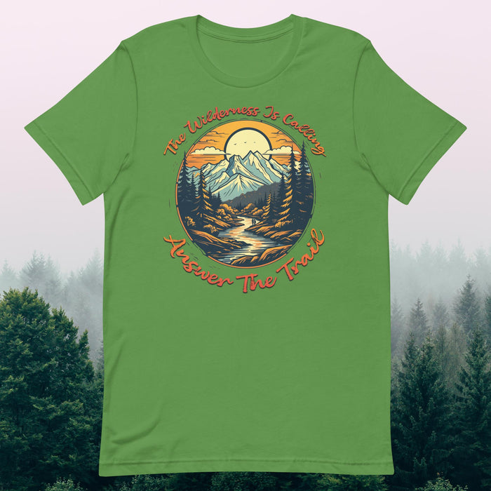 Hiking - The Wilderness Is Calling Answer The Trail - The Dude Abides - T-shirt - backpacking - Backpacking essentials