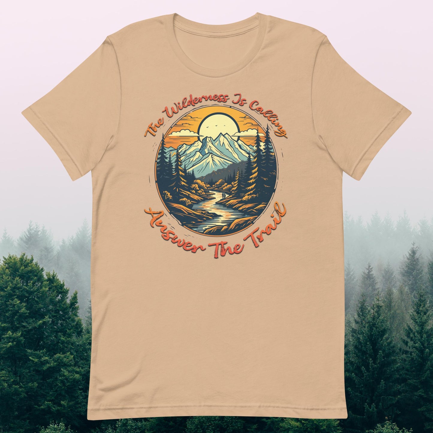 Hiking - The Wilderness Is Calling Answer The Trail - The Dude Abides - T-shirt - backpacking - Backpacking essentials