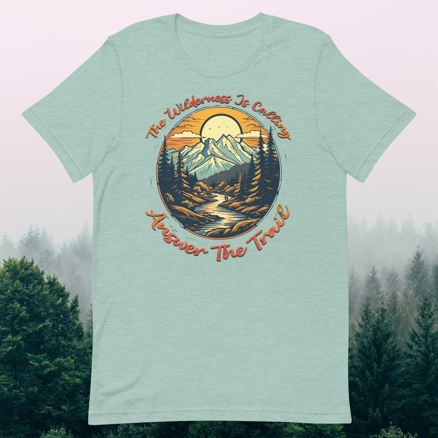 Hiking - The Wilderness Is Calling Answer The Trail - The Dude Abides - T-shirt - backpacking - Backpacking essentials