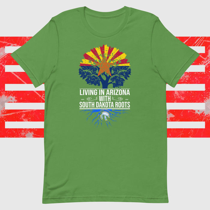 Living In Arizona With South Dakota Roots - The Dude Abides - T-shirt - Arizona - clever - design