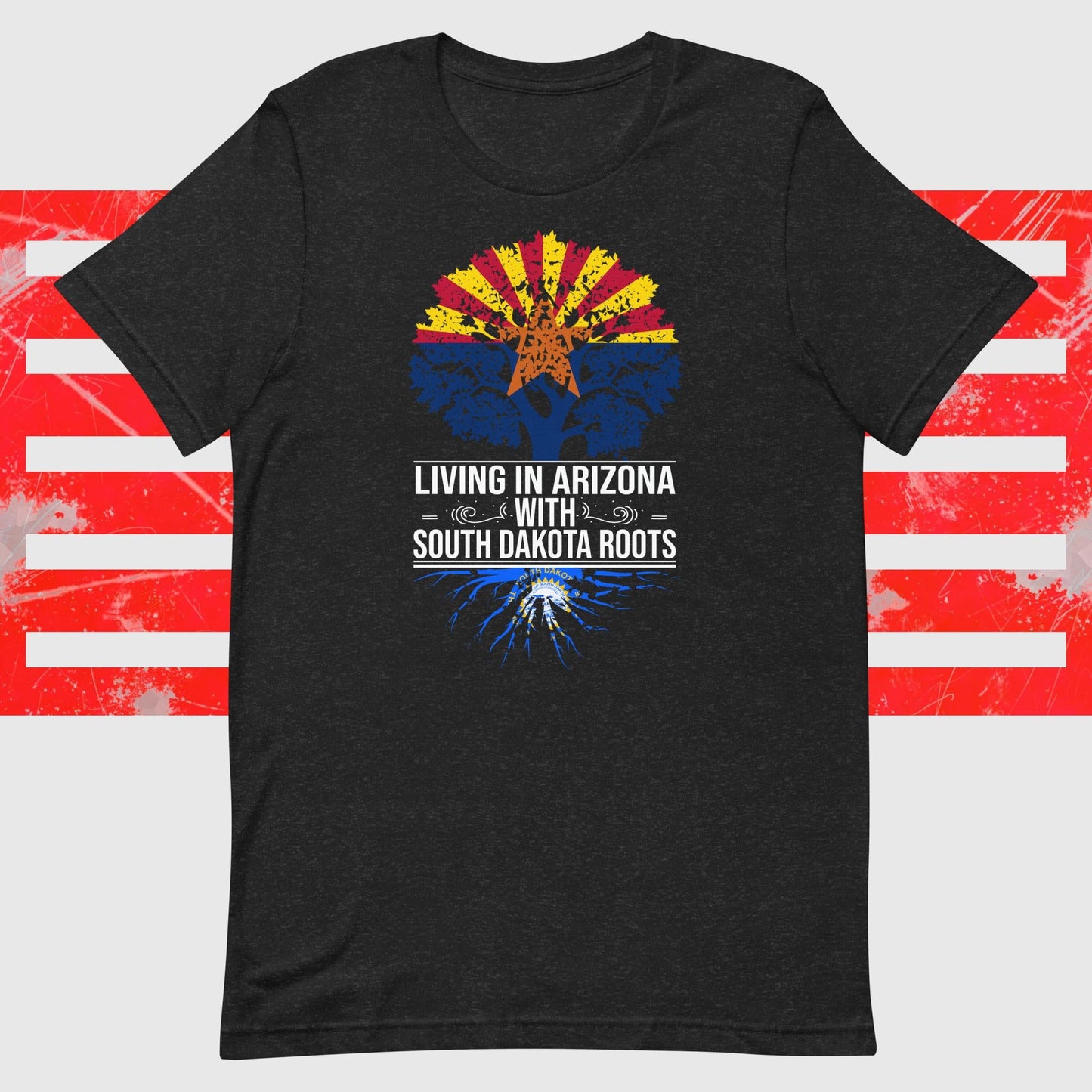 Living In Arizona With South Dakota Roots - The Dude Abides - T-shirt - Arizona - clever - design