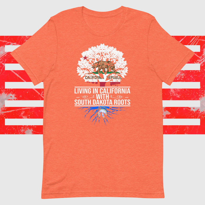 Living In California With South Dakota Roots - The Dude Abides - T-shirt - california - clever - design