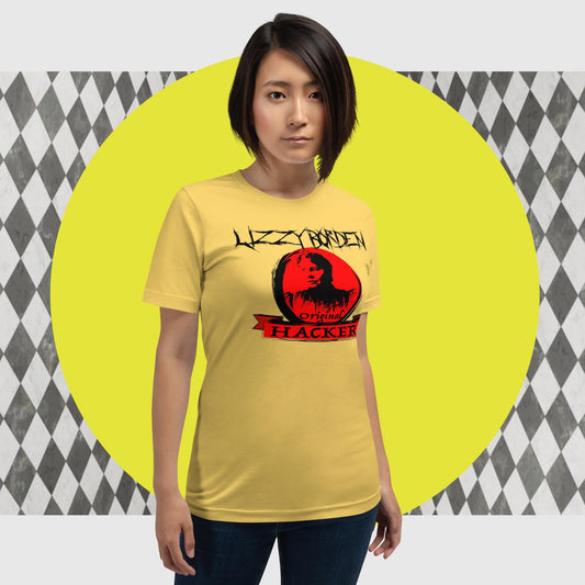 Lizzy Borden - Original Hacker - The Dude Abides - T-shirt - axe murderer - clever - design