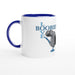 Love Boobies White 11oz Ceramic Mug with Color Inside - The Dude Abides - Coffee Mug - adorable - animal - animals