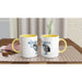 Love Boobies White 11oz Ceramic Mug with Color Inside - The Dude Abides - Coffee Mug - adorable - animal - animals