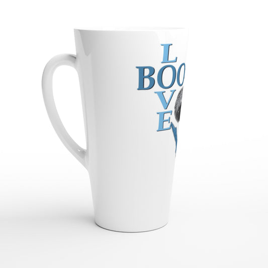 Love Boobies White Latte 17oz Ceramic Mug - The Dude Abides - Coffee Mug - adorable - animal - animals