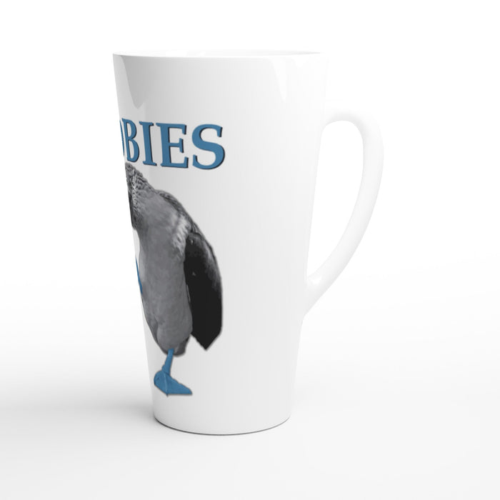 Love Boobies White Latte 17oz Ceramic Mug - The Dude Abides - Coffee Mug - adorable - animal - animals