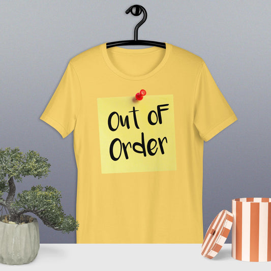 Out Of Order Design - The Dude Abides - T-shirt - clever - design - funny