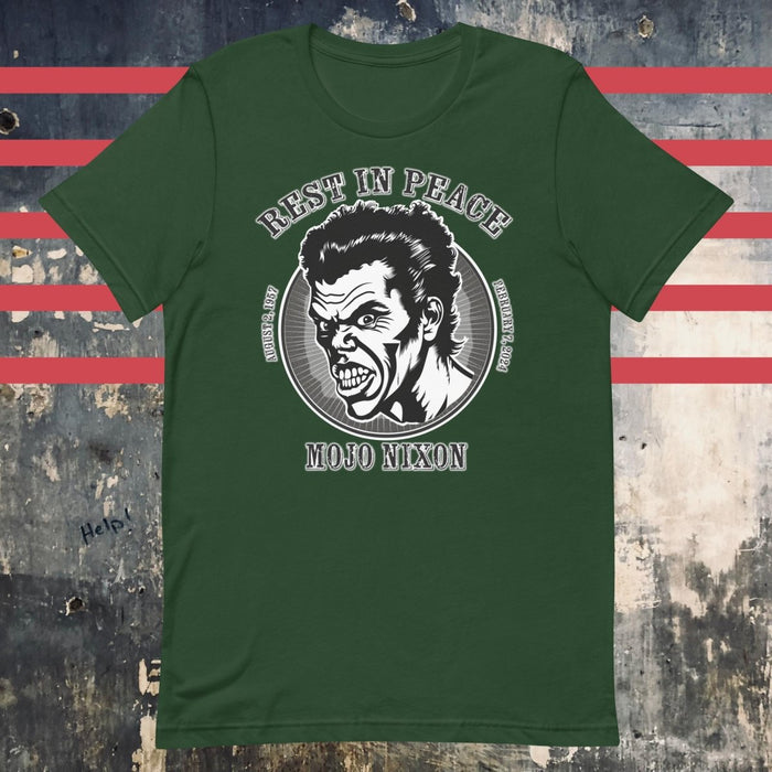 Rest In Peace Mojo Nixon Unisex t-shirt - The Dude Abides - T-shirt - blues - Mojo Nixon - Mojo Nixon influence