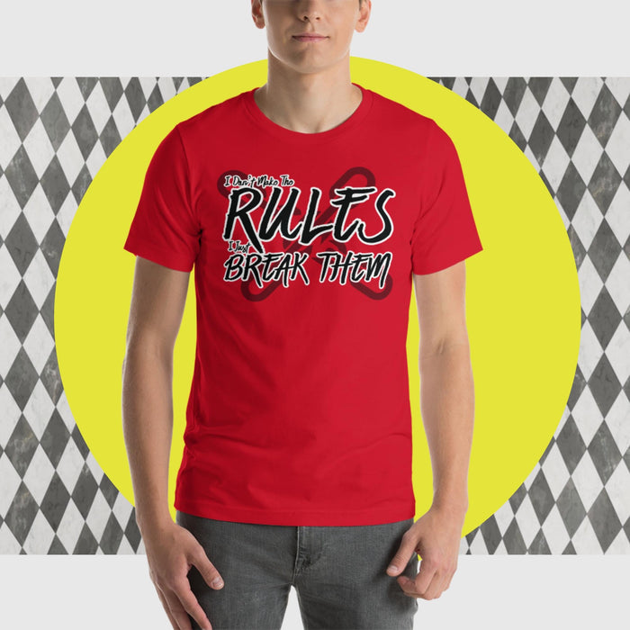 Rule Breaker Design - The Dude Abides - T-shirt - break rules - broken - clever