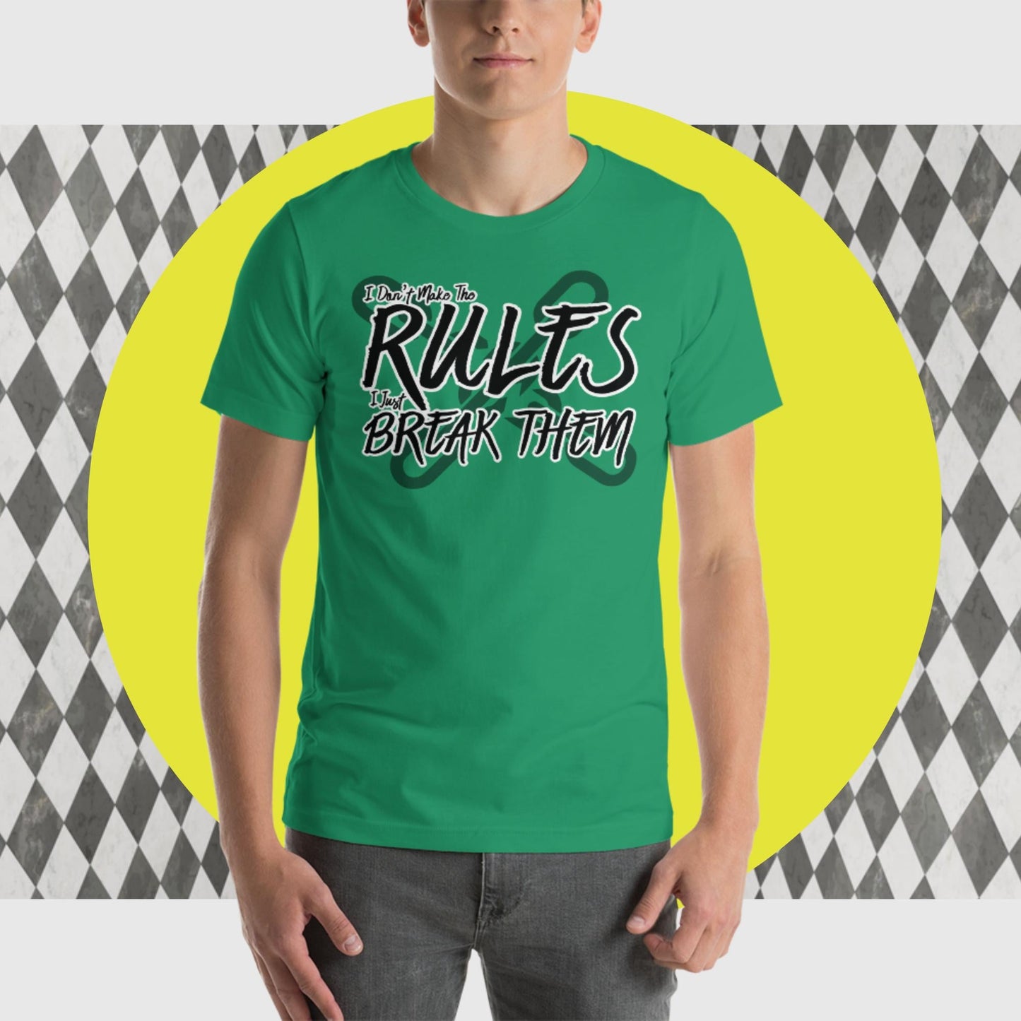 Rule Breaker Design - The Dude Abides - T-shirt - break rules - broken - clever