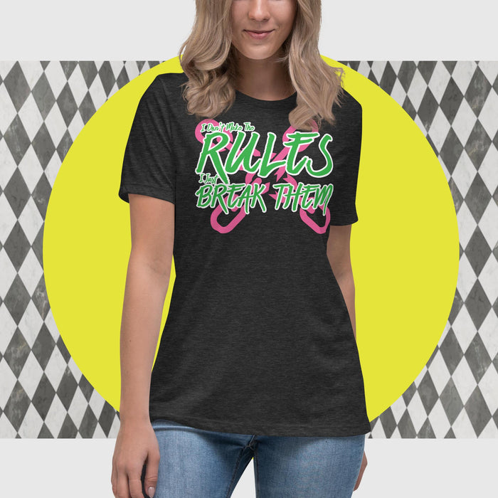 Rule Breaker Design for Women - The Dude Abides - T-shirt - break rules - clever - design